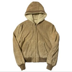 Vintage CHRISTOPHER RAND Leather Sherpa